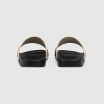 GUCCIシューズ ストライプ ラバー スライドサンダル 522884