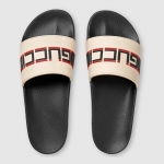 GUCCIシューズ ストライプ ラバー スライドサンダル 522884