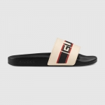 GUCCIシューズ ストライプ ラバー スライドサンダル 522884