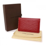ルイヴィトン LOUIS VUITTON LV　ポルト カルト・サーンプル カードケース コクリコ エピレザー m60721