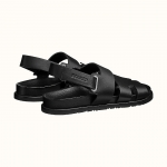 HERMES カーフスキン バックストラップ サンダル TAKARA  H191382ZH02400