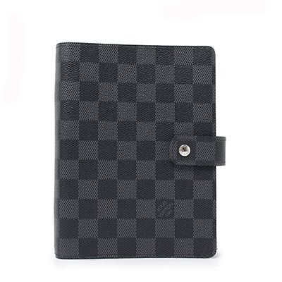 ルイヴィトン LOUIS VUITTON メンズ レディース 手帳カバー アジェンダカバー 手帳ケース ノート ダミエ・グラフィット アジェンダMM R20242