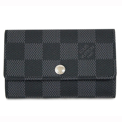  ルイヴィトン キーケース　LOUIS VUITTON　LV　ダミエ・グラフィット　メンズ　6連キーケース　ミュルティクレ6　N62662