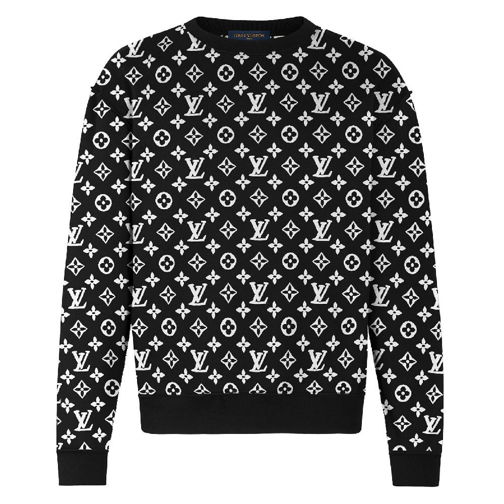 ルイヴィトン LOUIS VUITTON フルモノグラムジャカードクルーネック 1A7RRK