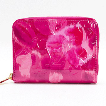 LOUIS VUITTON ローズアンディアン/Rose Indien ジッピー・コインパース イカット・フラワー M90030