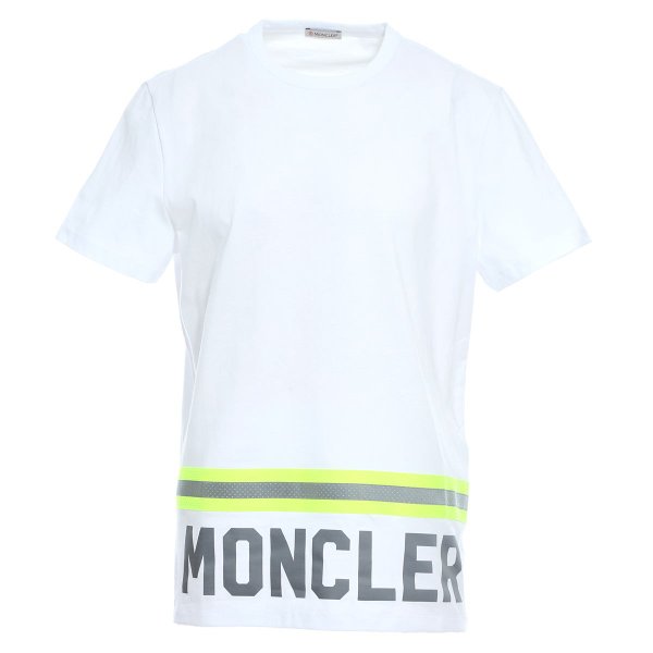 モンクレール MONCLER クルーネックTシャツ ホワイト メンズ 8c73920-8390t-001