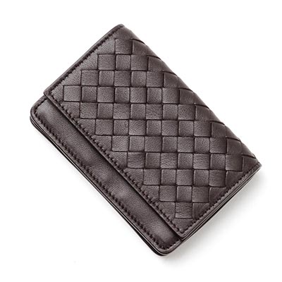ボッテガヴェネタ BOTTEGA VENETA カードケース NAPPA エスプレッソ ブラウン系 133945 v001u 2006 メンズ＆レディース