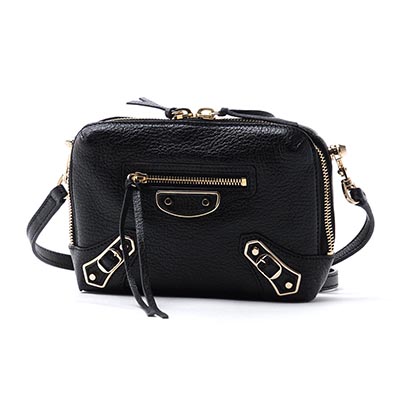 バレンシアガ BALENCIAGA ショルダーバッグ 2WAY ブラック レディース ギフト プレゼント レザー 本革 ブラック 黒 REPORTER XS CHEVRE 488798-aq40g-1000​