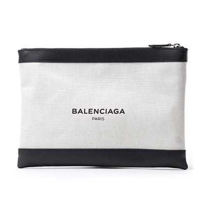 バレンシアガ BALENCIAGA クラッチバッグ ベージュ メンズ  カジュアル NAVY CLIP M ネイビークリップ 373834 aq3bn 9260 