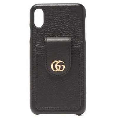 GUCCIiphoneケース グッチ グレインレザーiPhone X、XR、XS、XS max ケース 603758 H23B0 5577