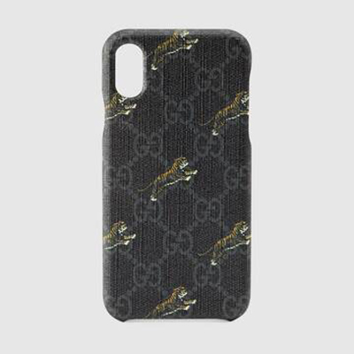 GUCCIiphoneケース ソフトt GG スプリームタイガー iPhone X / XR /XSケース 598183 HPL00 1093