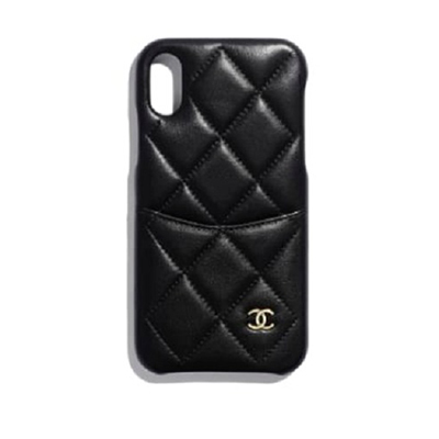 シャネル CHANEL IPhoneX XR XS XS MAXクラシックケース ラムスキン ブラック AP0372 B01291 N9968