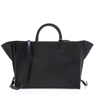 バレンシアガ BALENCIAGA バッグ レディース 2WAYハンドバッグ PAPER ZA BLACK A6 [ペーパー] ブラック 黒 NOIR  490027 D6WIT 1000