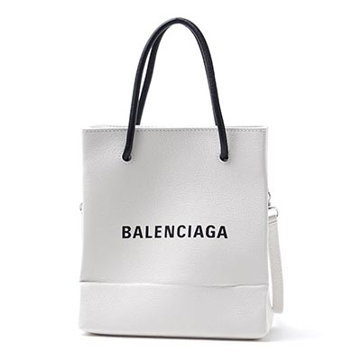 バレンシアガ BALENCIAGA トートバッグ 2WAY ホワイト レディース ギフト プレゼント レザー 本革 SHOPPING TOTE ショッピング トート 528655 0ai1n 9060 ​