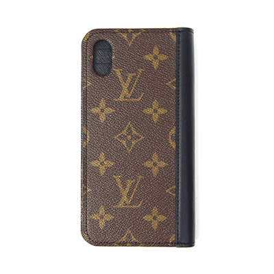 ルイ ヴィトン LOUIS VUITTON スマホカバー スマートフォンケース 手帳型 レディース IPHONE X/XR/XS/XS MAX フォリオ モノグラム ノワール M68692 プレゼント