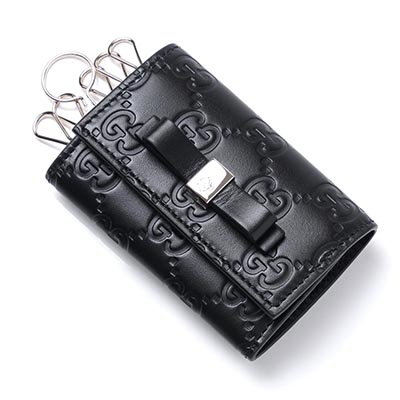 グッチ GUCCI キーケース GUCCISSIMA ブラック ブラック系 388682 cwc1g 1000 レディース