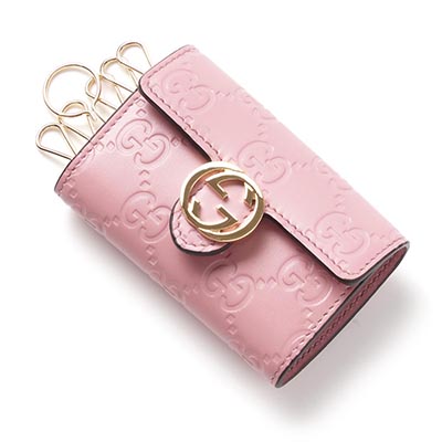 グッチ GUCCI キーケース GUCCISSIMA ライトピンク ピンク系 369673 cwc1g 5808 レディース