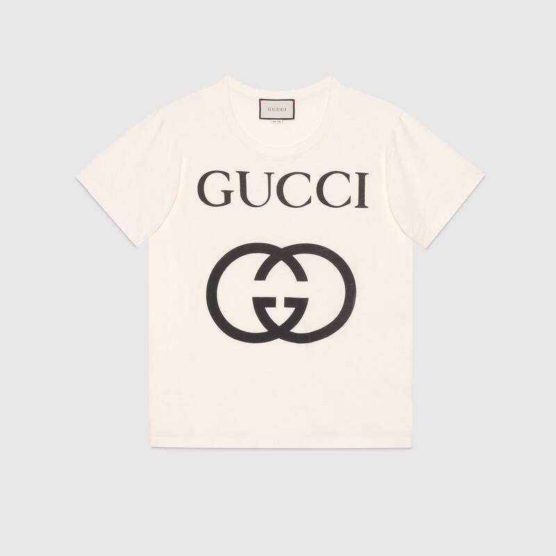 GUCCI グッチ インターロッキングG オーバーサイズ Tシャツ 493117 X3Q35 7561