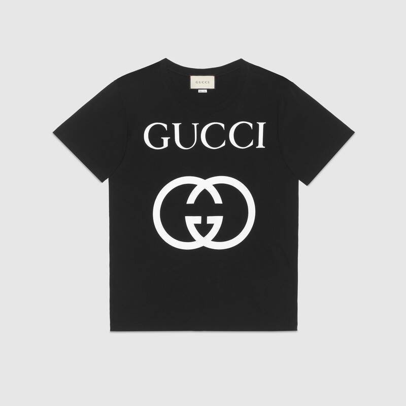 GUCCI グッチ インターロッキングG オーバーサイズ Tシャツ 493117 X3Q35 1289