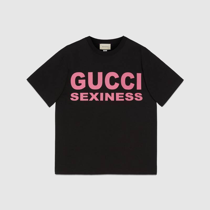グッチTシャツGUCCI SEXINESS オーバーサイズ Tシャツ 616036 XJCK1 1024
