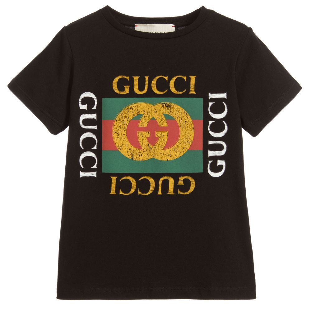 グッチ半袖Tシャツ GUCCI ヴィンテージロゴ入半袖Tシャツ 539080 XJA9C 1028