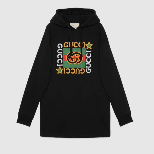 グッチ GUCCIロゴ スタープリント フーデッドドレス 610144 XJB8V 1082