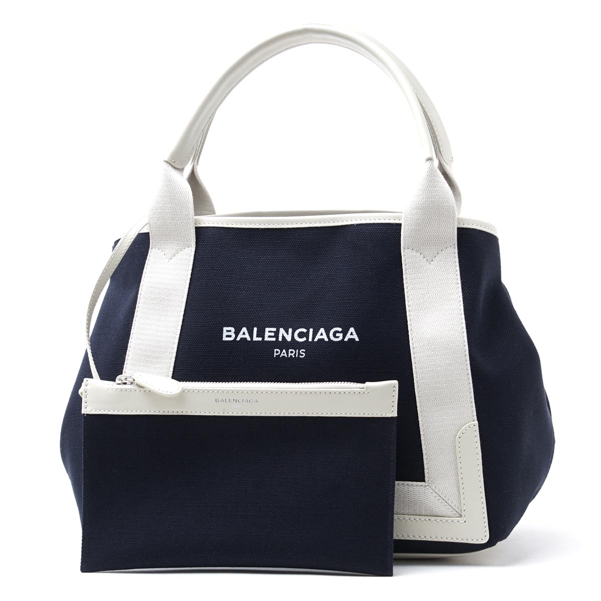 バレンシアガ BALENCIAGA トートバッグ ブルー レディース プレゼント ギフト 通勤 ブルー  NAVY CABAS S ネイビー カバ 339933 k9h1n 4092​