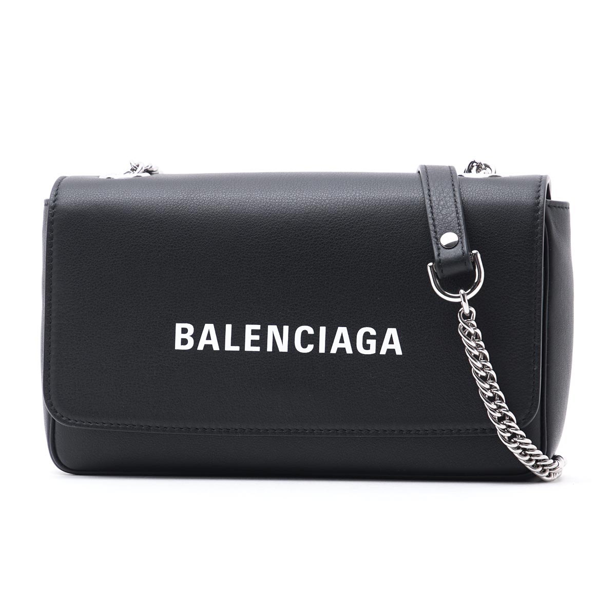 バレンシアガ BALENCIAGA ショルダーバッグ 2WAY ブラック レディース ギフト プレゼント レザー 本革 お財布ショルダー 537387 dlq4n 1000 EVERYDAY エブリデイ