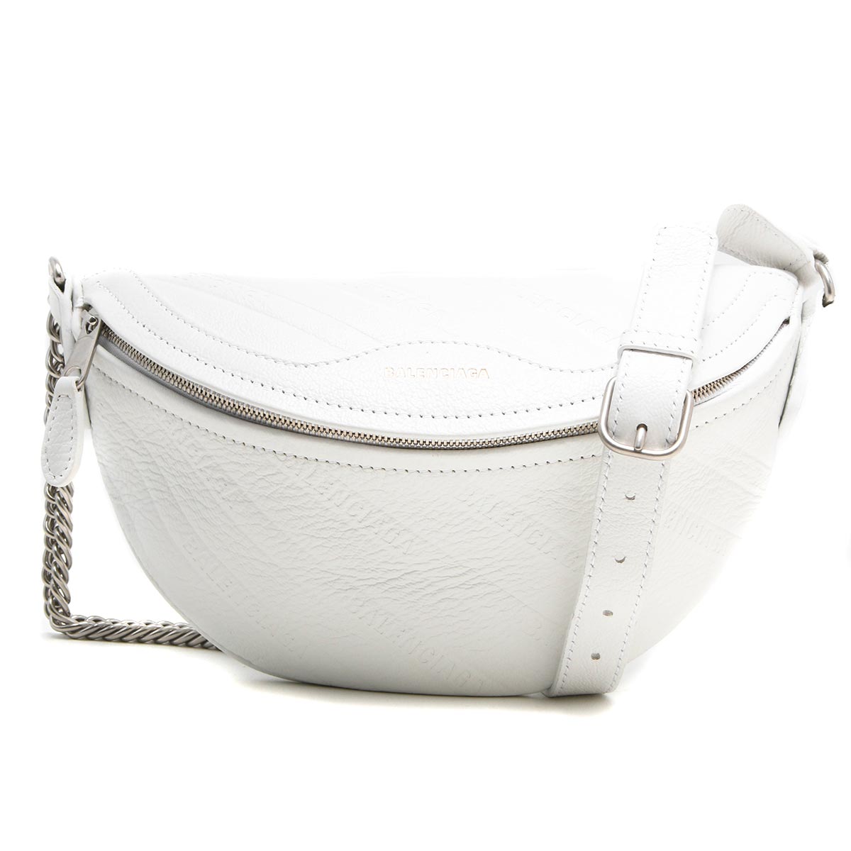 バレンシアガ BALENCIAGA ベルトバッグ/ボディバッグ スーベニア/SOUVENIR XXS ホワイト   メンズ レディース 565510 AQ4C3 9002