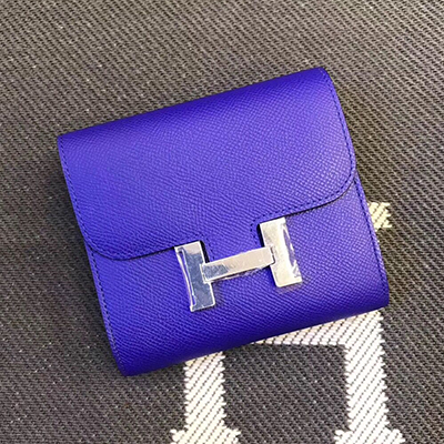 エルメス コンスタンス コンパクト ミニ ヴォーエプソン  二つ折り財布 he-co-0094