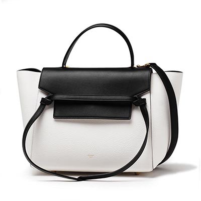 セリーヌ CELINE/ ハンドバッグ(2WAY仕様)/Belt Bag LEATHER /White ホワイト系 17610 3xvh 01bc レディース