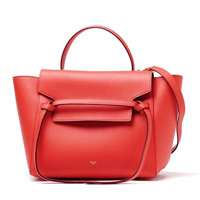 セリーヌ CELINE/ ハンドバッグ(2WAY仕様)/Belt Bag LEATHER /Vermillon レッド系 17610 3zva 27vl レディース