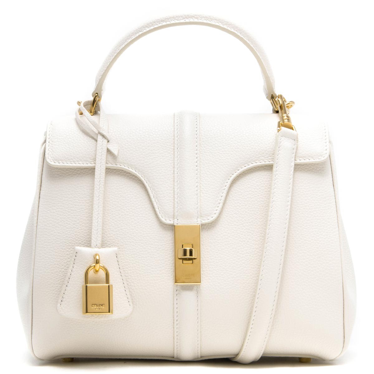 セリーヌ CELINE ハンドバッグ 16 セーズ/16 スモール/SMALL ホワイト 18800 3BF8 01BC レディース