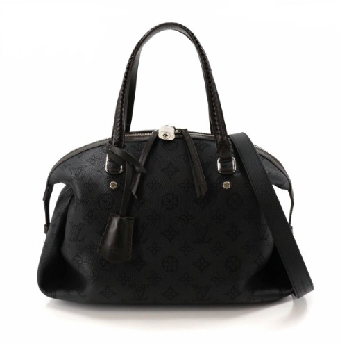 ルイ ヴィトン LOUIS VUITTON マヒナ アステリア 2way ハンド ショルダー バッグ レザー ノワール M54671