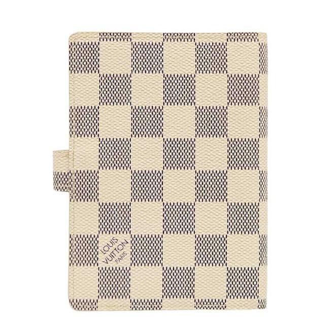 ルイヴィトン アクセサリー LOUIS VUITTON アジェンダPM ダミエ・アズール 手帳カバー ホワイト 白 R20706 メンズ レディース