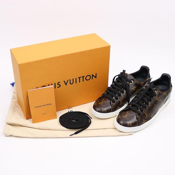 ルイヴィトン【LOUIS VUITTON】1A1F4K フロントローライン スニーカー パテントモノグラムキャンバス レディースシューズ 婦人靴