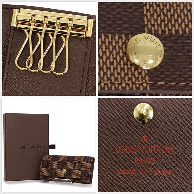 LOUIS　VUITTON　ルイ　ヴィトン　ダミエエベヌ　ミュルティクレ4　4連キーケース　N62631