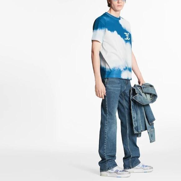 ルイヴィトン Louis Vuitton クラウド プリントTシャツ 1A89U5