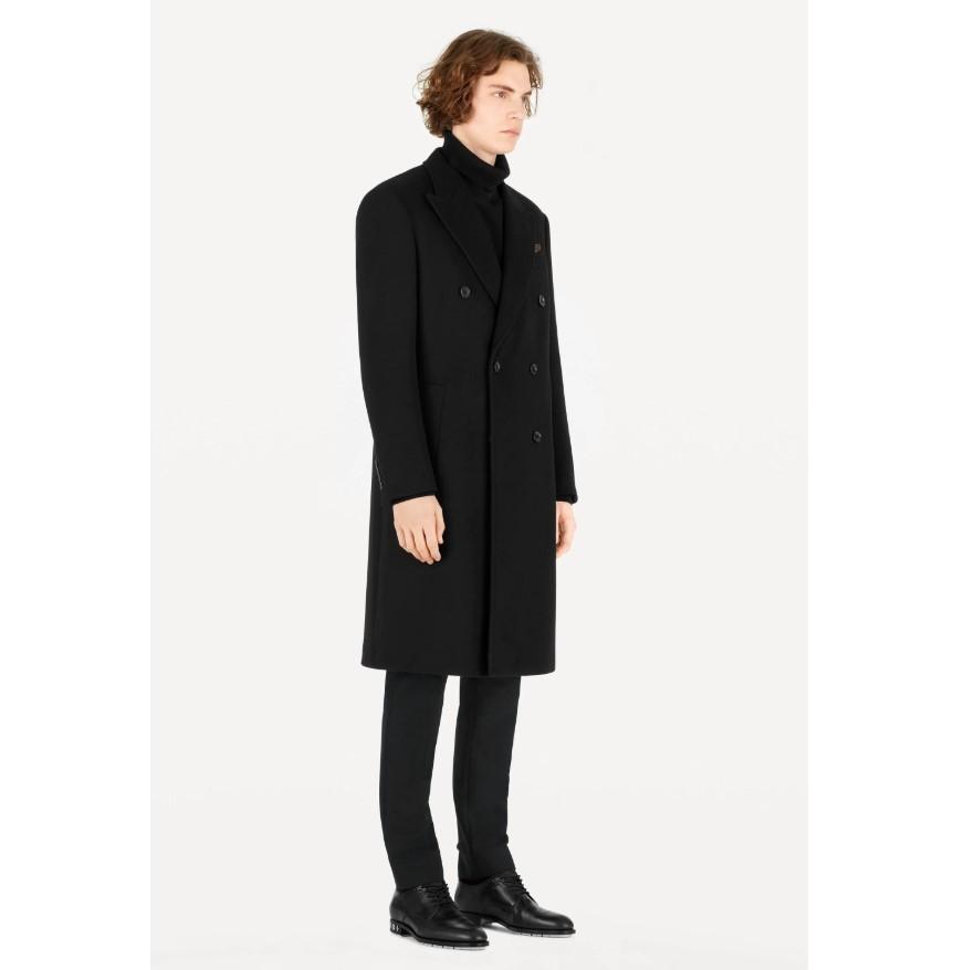 ルイヴィトン LOUIS VUITTON ダブルブレストシティコート ウール100％ 1A5CIN