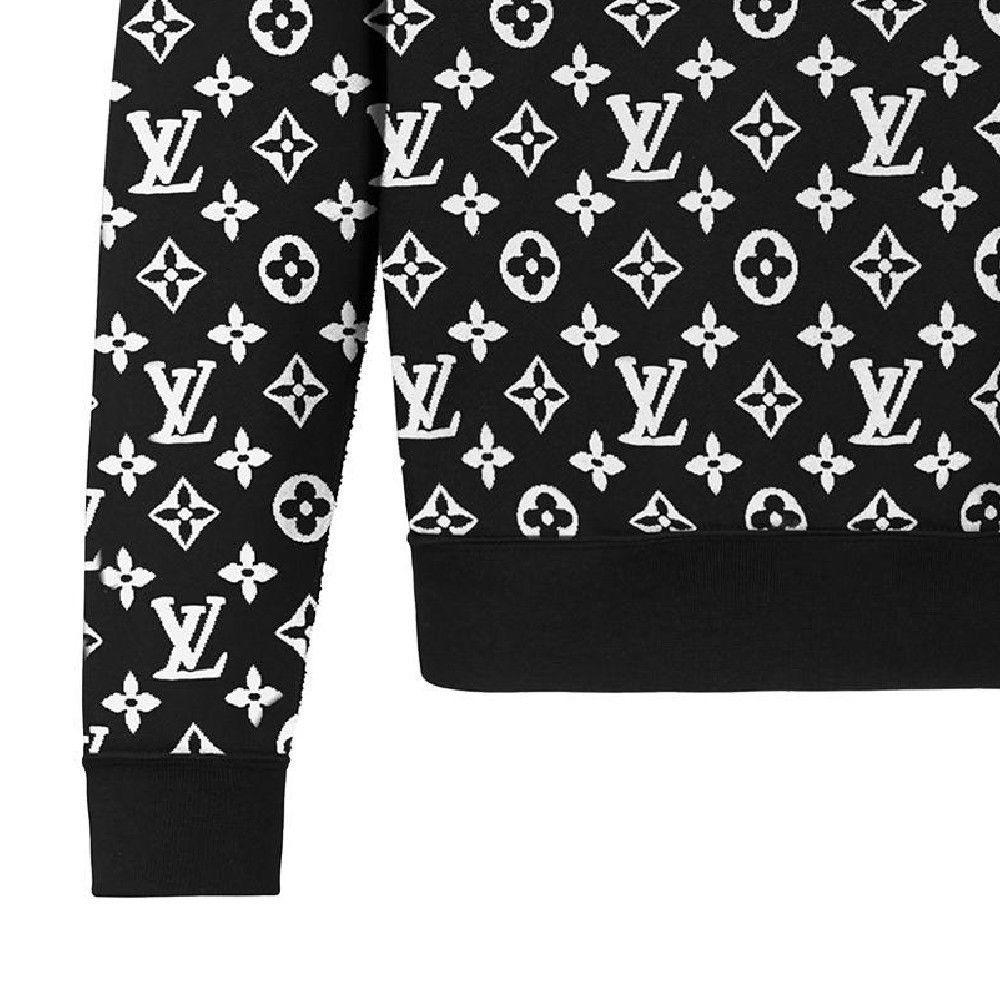 ルイヴィトン LOUIS VUITTON フルモノグラムジャカードクルーネック 1A7RRK