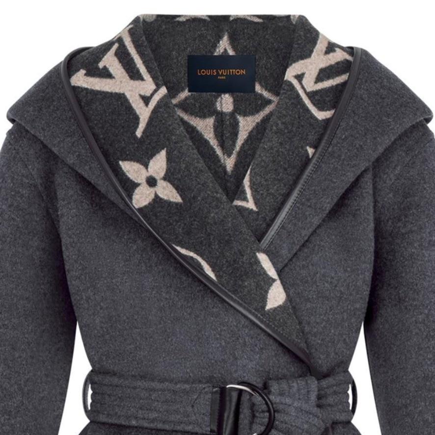 Louis Vuitton 新作 ルイヴィトン ウール ラップ コート 1A82GO