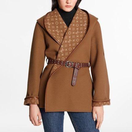 LouisVuitton モノグラムディテール ラップピーコート 1A8260