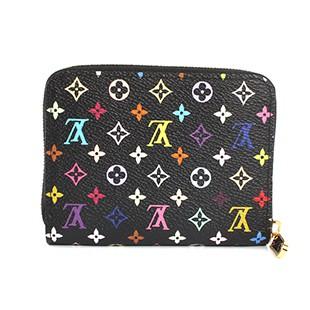 ルイヴィトン LOUIS VUITTON モノグラム マルチカラー ジッピー・コインパース コインケース ブラック＆ヴィオレ M60268