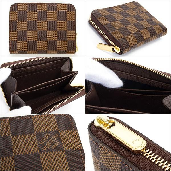 ルイヴィトン LOUIS VUITTON コインケース レディース 小銭入れ ラウンドファスナー ダミエ ジッピー コイン パース N63070