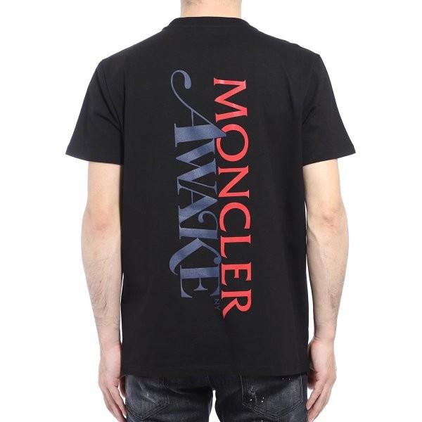 モンクレール MONCLER クルーネックTシャツ MAGLIA T-SHIRT ブラック メンズ 8c70910-v8141-999