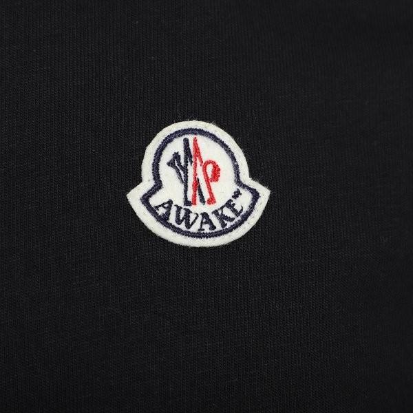 モンクレール MONCLER クルーネックTシャツ MAGLIA T-SHIRT ブラック メンズ 8c70910-v8141-999