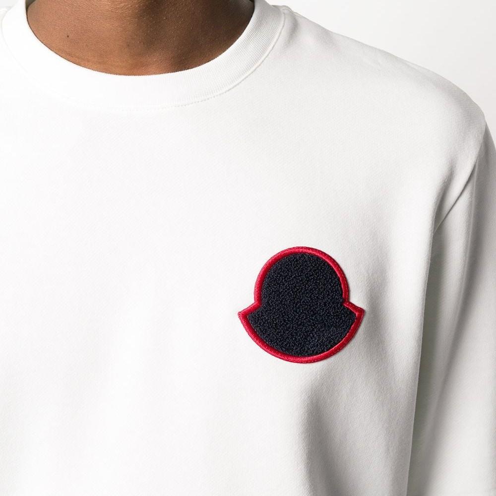 モンクレール MONCLER ロゴパッチ 長袖 コットン スウェットシャツ 8g708008098u034