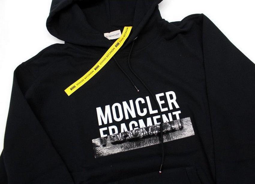 モンクレール MONCLER FRAGMENT ロゴフーディ black  8000250A2356999