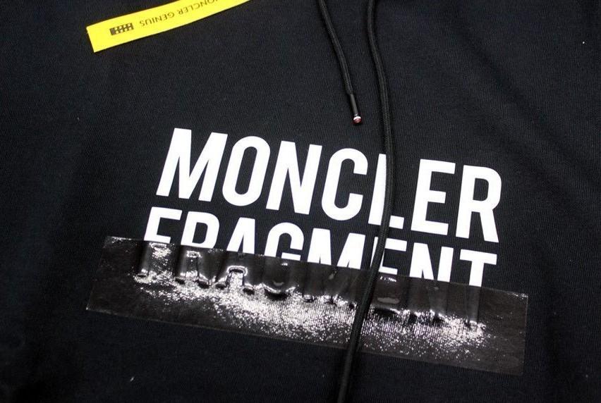 モンクレール MONCLER FRAGMENT ロゴフーディ black  8000250A2356999