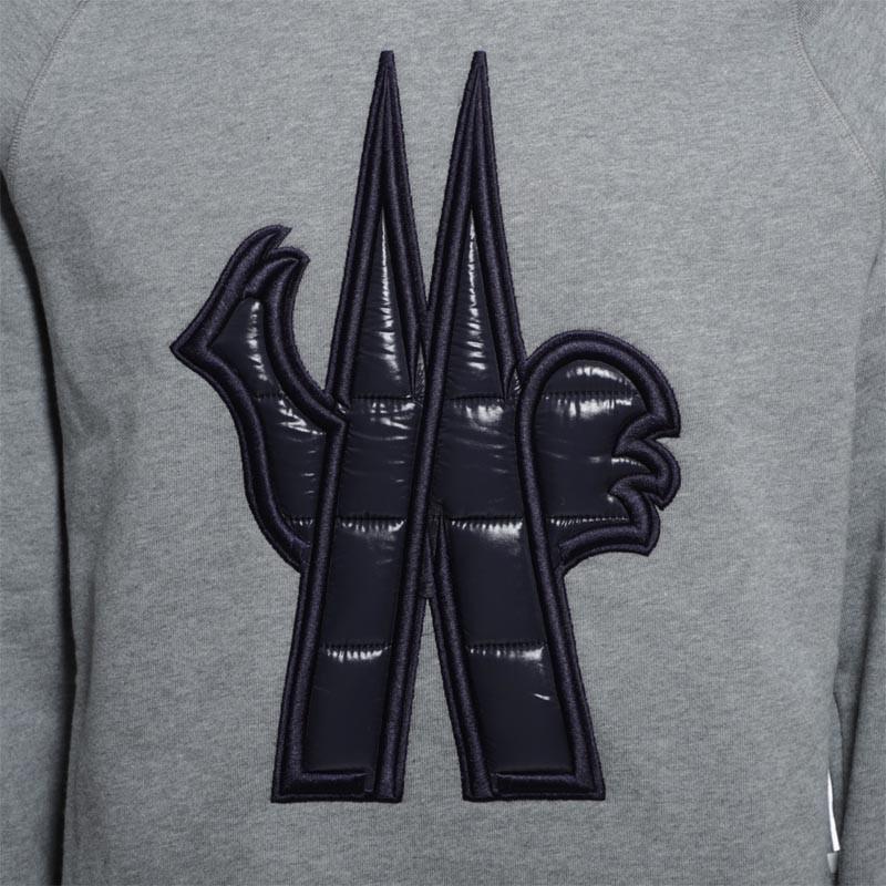 モンクレール MONCLER スウェット グレー メンズ トレーナー カジュアル 8000250 v8089 983 GRENOBLE グルノーブル